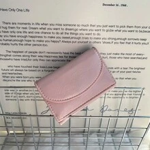 日式RFID屏蔽钱包、零钱包和迷你钱包，专为女性设计，粉色调 - 粉色 - 查看 7