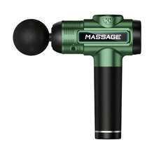 BENBO Massage Gun, Relieves Muscle Pain, Features LCD Display, Comes With 8 Massage Heads, Available In Gray And Green. Ideal For Office, Gym, Home, Travel, Christmas, New Year, Thanksgiving, And A Great Gift For Friends And Family. - Solid Color - View 14