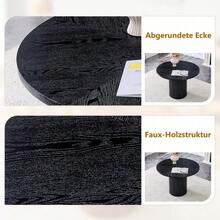 Mesas de comedor - Negro + MDF + Metal - Ver 11