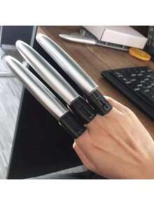 Mechanical Wolf Claw, Retractable & Foldable, Flexible Finger Joints, Haunted House Escape Room Cosplay Prop, Multi-Functional Extendable Wolf Claw Creative Stress Relief Mechanical Finger Sleeve Toy - Multicolor - View 8