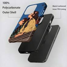 Estuche para teléfono Night Sky Adventure Compatible con estuches para teléfonos   17  16 Pro Max  15 Pro Max  13 y  12 Hecho de material 2 en 1 que brinda protección contra golpes y caídas Un regalo perfecto para familiares, amigos, amantes, novios, novias y el Día de San Valentín - Blanco - Ver 7