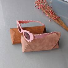 Girls' Fashion Glasses 2026 Cat-Eye With Cute Flowers Various Colors - 粉色 - 查看 3
