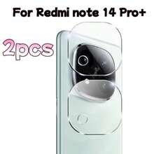 2 pièces de film de protection de l'objectif transparent antichoc, compatible avec Xiaomi Note 13 Pro+/14 Pro/14 Pro+/14 Pro 4G/14 Pro 5G/Note 14 4G/14 5G/Note 15 4G/Note 15 5G/Note 15 Pro 4G/Note 15 Pro 5G/Note 15 Pro+/13C/14C/15C/A5, protecteur d'objectif en verre trempé haute définition, couverture complète, anti-rayures, protection du téléphone, haute clarté, matériau incassable, verre, pour les passionnés de technologie, cadeau de la fête des mères - Transparent - Voir 19
