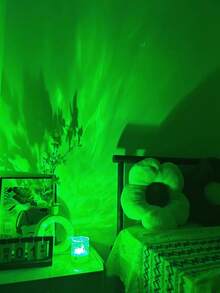 1pc Water Wave Projector Lamp, Touch/Remote Control, 16 Color Galaxy Ceiling Projector Light, Adult Mood Ambiance Lamp, Bedroom Living Room Party Gift, Bedroom Decor, Modern Lighting, Ambient Lighting - Multicolor - View 6