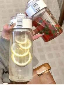 350/550/800ml Transparent Sports Water Bottle, Large Capacity Portable Water Bottle, Special For Outdoor Travel And Office Use - Multicolor - View 8