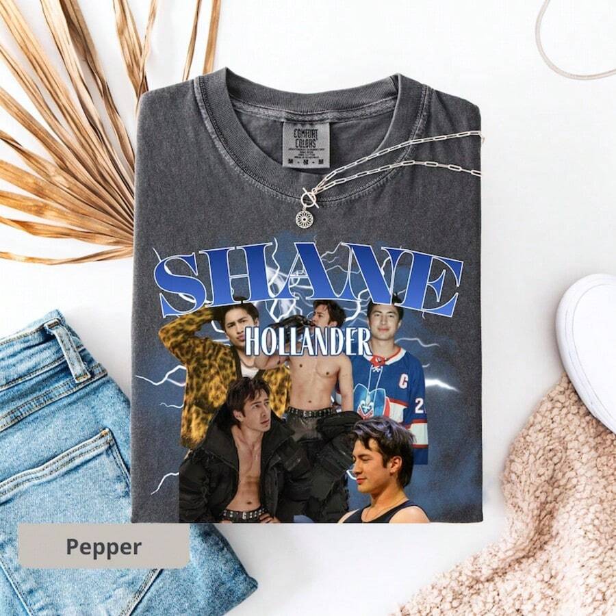 Heated Rivalry Shirt _ Hudson Williams Connor Storrie Tee _ ® _ Hollanov Inspired _ Un - Black - View 1