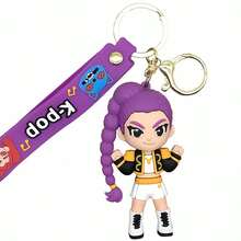 3D Resin Witch Hunter Squad Keychain, PVC Car Key Chain Pendant - Multicolor - View 12