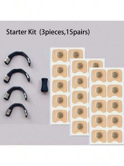 4 tailles de dilatateur magnétique + ensemble de bandes magnétiques, aide à améliorer la qualité du sommeil, sans batterie, facile à utiliser