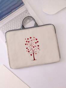 Random Pattern Printed Laptop Sleeve, Laptop Fabric Cover Accessories, Soft Laptop Sleeve, Soft Laptop Cover, Laptop Cover, Tablet Cover, Pouch, Laptop Zipper, Computer Cover, School & Office - Multicolor - View 6