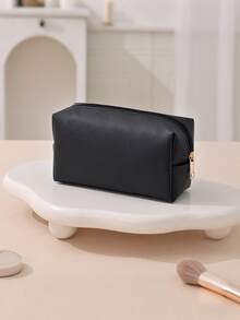 1pc PU Leather Octagon Cosmetic Bag, Fashion Travel Organizer Pouch, Large Capacity Zipper Makeup Bag, Suitable For Pads, Headphones, Chargers, Lipsticks, Cosmetics, Perfumes, Skincare, Home Decor, Gifts For Moms, Women, Nurses, Students - Multicolor - View 15