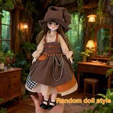 [Random Doll Style] Mori Style New 6 Inch 30cm BJD Doll Multi-Joint Little Princess Dress, Cute Lolita Changeable Doll Clothes - Multicolor - View 9