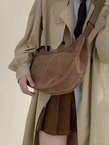 多功能新款秋冬斜挎包、马鞍包、独特小号单肩包、帆布包 - 彩色 - 查看 2