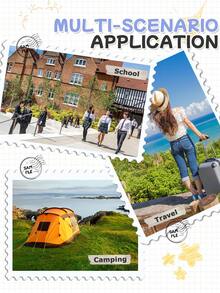 Casual And Fashionable Student Schoolbags, Junior High School, Senior High School And College Students' Backpacks For Boys And Girls, Lightweight And Portable Travel Backpacks, Camcampus Style Backpacks, Outdoor Light And Simple Backpacks For Boys And Girls, Commuting Backpacks For Work, Business Work Notebook Backpacks - Multicolor - View 9