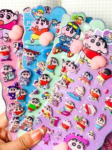 随机1张。柔软可爱减压贴纸，3D立体贴纸，卡通贴纸，套装贴纸，手工装饰贴纸，手机装饰贴纸，DIY装饰贴纸。家居房间装饰 - 彩色 - 查看 1