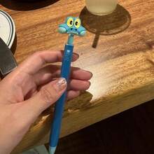 Pix retractabil cu bilă, cu tematică Judy Rabbit, 1 buc/3 buc/5 buc, pix cu gel cu personaje de desene animate, reumplere de calitate, potrivit pentru fani - Multicolor - Vizualizare 3