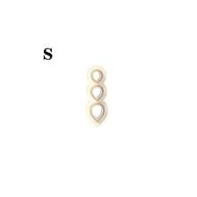 1个/2个水滴形花瓣粘土模具，高精度切割模具，适合初学者DIY手工工具，粘土切割耳环模具，适用于DIY珠宝和耳环粘土切割模具，手工工具 - 杏色 - 查看 3