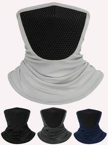 Women's Mesh Face Mask - Breathable, Sweat-Absorbent, UV Protection, Integrated Neck Design, Comfortable For Outdoor Cycling And Hiking - Mesh Style - View 11