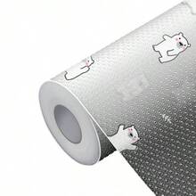 1pc Thick EVA Drawer Liner, 30/45cm Width X 100cm Length, Waterproof, Mildew-Proof, Oil-Proof, Suitable For Kitchen/Wardrobe/Cabinet,Cute Stuff - Happy Bear Diamond Pattern - View 4