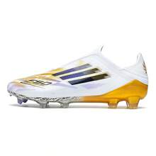 男士足球鞋、女士足球鞋、男女通用棒球草地鞋、青少年足球鞋、AG/FG足球鞋、宽楦训练运动鞋、室内外足球训练鞋、专业成人低帮钉鞋 - 金色 - 查看 11