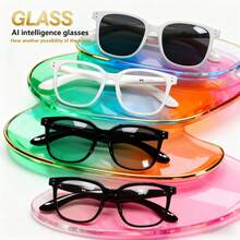 F66 Smart Glasses With 55mAh*2 Battery, Bluetooth Calling/Music Playback/Voice Assistant/Remote Shutter/AI Translation Multi-Functional Smart Glasses, Suitable For Work, Home, Travel, Daily Use - Multicolor - View 3