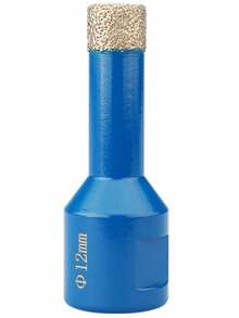 1pc Diamond Drill Bit, Suitable For Ceramic Tile, Marble Tile And Vacuum Brazing Hole Cutter - Blue - View 4