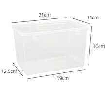 Large-Capacity Transparent Plastic Desk Organizer With Drawer - Multifunctional Storage For Office Supplies, Files, And Cables - White - View 8