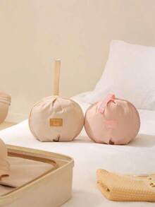 1个蜂蜜女孩风格文胸收纳袋，轻便易携，多隔层设计，高效收纳文胸和内裤，可手提或悬挂，是旅行和居家收纳的理想之选。米色拉链收纳袋，文胸收纳袋，情人节礼物。也可作为学习用品收纳袋使用。女士礼物。 - 彩色 - 查看 11