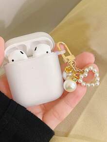Matte White Case Compatible With Apple Wireless Earphones, Anti-Fall Protective Cover Compatible With Apple Wireless Earphone Case, Scratch-Resistant And Anti-Drop - Matte White - View 14