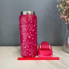 32 Oz Outdoor Sports Water Cup Water Bottle Stainless Steel Vacuumowala Insulated Cup With Lid And Straw Suitable For Water, Iced Tea Or Coffee. - Nhiều màu - Xem 3