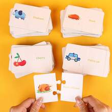 16pcs Montessori Puzzle Set, Early Education Puzzle Toys, Interesting Early Education Puzzle Game, Simple And Easy To Play, Puzzle Game, Puzzle Gift, Teaching Supplies, Classroom Supplies, Student Supplies, Stationery, School Supplies, Back To School Gift, Children's Birthday Gift - Multicolor - View 8