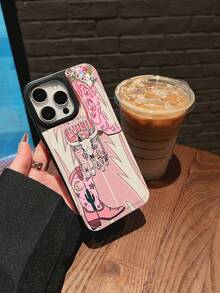 Estuche para teléfono con botas de vaquero del salvaje oeste y flores Compatible con fundas para teléfonos   17  16 Pro Max  15 Pro Max  13 y  12 Hecho de material de TPU con un cierre magnético incorporado para un fácil almacenamiento de documentos, ya sea para uso diario o viajes Cómodo al tacto Un gran regalo para familiares, amigos, seres queridos, novios, novias y para aniversarios y días festivos - Rosa - Ver 5