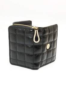 Compact Multi-Function Card Holder Wallet - Black - View 2