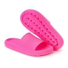 Women's And Men's Cloud Slide Sandals - Comfortable And Soft - On  - Fast Shipping. - Hot Pink - View 1