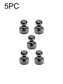 3/5/10pcs Black Refrigerator Magnets, Compact Strong Magnets, Magnetic Hooks For Home, Suitable For Whiteboard, Office, Classroom, Map, Kitchen Supplies, Stationery, Storage Cabinet - Multicolor - View 11