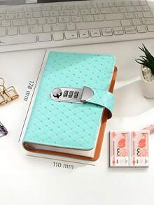 1pc Password Locked Piggy Bank, 6 Color Options, Transparent Layer For Cash Storage, Girly Aesthetic Savings Ledger, Accounting Notebook, Gift For Friends, Vintage Style Long Wallet - Slim, Large Capacity, Multi-Pocket Clutch Purse, Solid Color Faux Leather Wallet, Suitable For Daily Use, Coin Purse - Multicolor - View 11