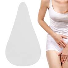 Compresas femeninas de silicona para trajes de baño, compresas femeninas tipo camello, productos lavables de silicona reutilizables, pieza única, talla grande. - Blanco - Ver 2