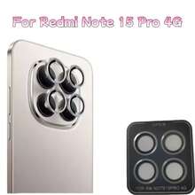 Camera Lens Protector Film, Compatible With Redmi Note 15 4G/15 5G/15 Pro 4G/15 Pro 5G/15 Pro+, Metal Tempered Lens Protector Film, Lens Protector Sticker, Lens Protector Pad, Camera Lens Protector Film | 9H Tempered Glass, Scratch-Resistant, Bubble-Free, Easy To Install, Compatible With Phone Case Design, Durable Phone Accessory - Multicolor - View 18