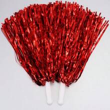 2/4/6/12pcs Cheerleading Handheld Flowers, Cheerleading Pom Poms, Cheerleading Pompoms, Dance & Sports Accessories
