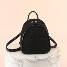 Women's Fashionable Backpack, Lightweight And Stylish, Suitable For Travel, Shopping, And School - Black - View 3