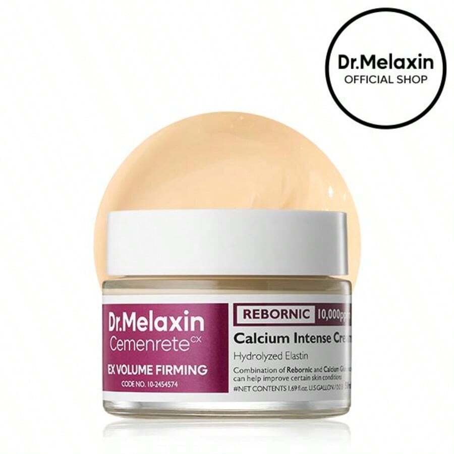 Dr.Melaxin [Dr. Melaxin Official] Cemenrete Calcium Intense Cream | Anti-Aging, Elasticity, Volume | Korean Cosmetic | 1.7 Fl Oz (50 Ml) - Hyaluronic Acid - 查看 1