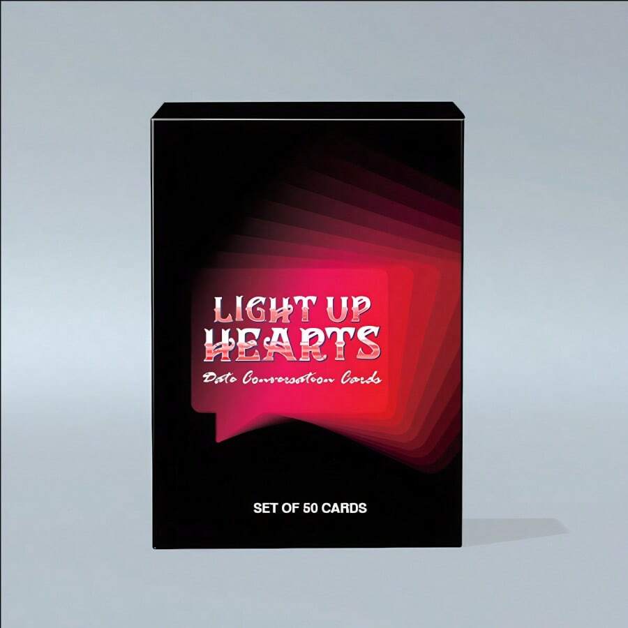 情侣卡牌游戏，创意约会之夜，浪漫对话开场白，成人派对游戏，情侣终极约会之夜游戏，点燃你们的约会对话，周年纪念日和情人节礼物，50个成人（18岁以上）对话开场白，深入交流和趣味问题 - 黑色 - 查看 1