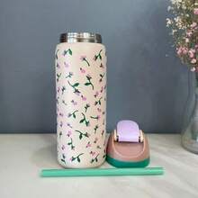 32 Oz Outdoor Sports Water Cup Water Bottle Stainless Steel Vacuumowala Insulated Cup With Lid And Straw Suitable For Water, Iced Tea Or Coffee. - Nhiều màu - Xem 14