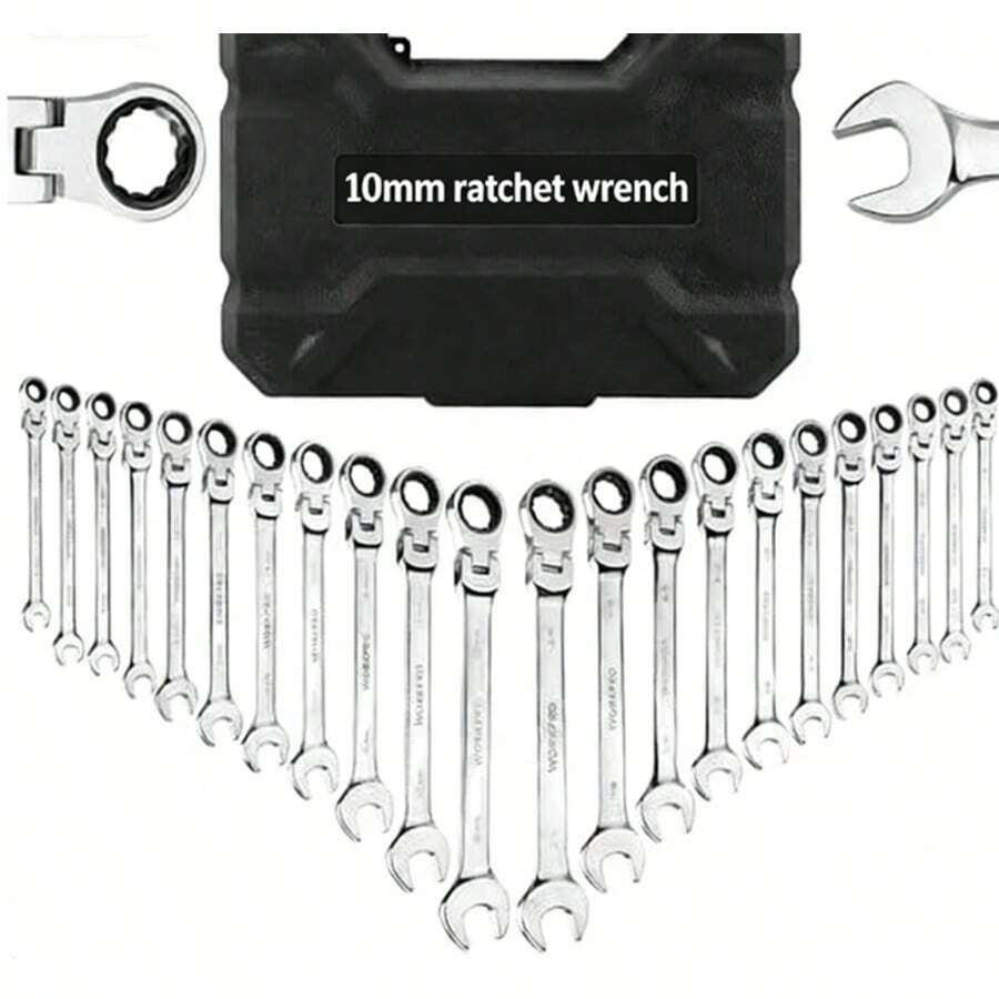 72齿多功能扭力扳手，必备工具 - 銀色 - 查看 1