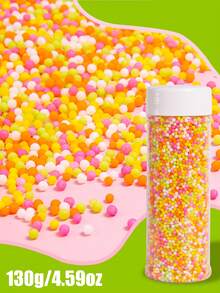 装饰糖粒，兔子造型，橙色胡萝卜，复活节烘焙装饰，绿色、黄色和粉色珠状糖粒，大小不一，球状。适合派对使用。可撒在饼干、冰淇淋、蛋糕和纸杯蛋糕上。烘焙用品，复活节派对用品。 - 彩色 - 查看 13