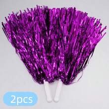 2/4/6/12pcs Cheerleading Handheld Flowers, Cheerleading Pom Poms, Cheerleading Pompoms, Dance & Sports Accessories
