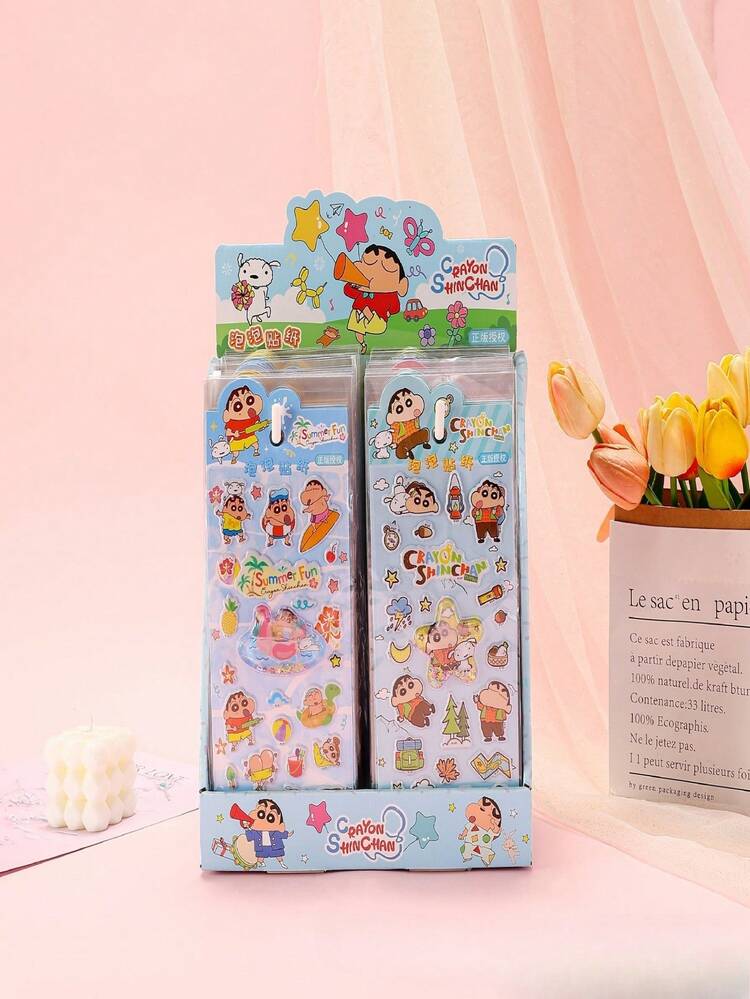 1pc Random Cartoon Cute 3D Sticker, Children's Reward Sticker Decoration Material. Suitable For Decorating Phones, Laptops, Luggage, Water Bottles, Skateboards, Notebooks, And Guitars. - Multicolor - View 8