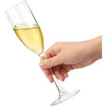 1/2/4/6/12只装亚克力香槟杯，5盎司（约141.7克），不易碎，可重复使用 - 现代时尚，适合日常居家、婚礼、烘焙、饮酒、派对等场合（透明）。也适用于高端婚礼、复活节、餐饮、宴会、鸡尾酒会以及户外场所，例如露台、泳池、海滩。 - 透明 - 查看 2