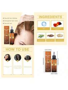 EELHOE 买一送一，120毫升香蕉油护发素，保湿修护，修复干枯毛躁秀发，柔顺丰盈。 - 棕色 - 查看 11