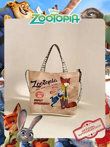 Disney 1 Túi đựng cơm trưa họa tiết Zootopia/Judy được cấp phép chính thức, túi xách thời trang họa tiết hoạt hình, túi đựng hộp cơm, túi đeo vai đa năng tiện dụng, nhẹ, dây đeo vai có thể điều chỉnh, túi đeo chéo dành cho nữ/bé gái/thanh thiếu niên/học sinh dùng hàng ngày/đi chơi/mua sắm/đi học. - Nhiều màu - Xem 13