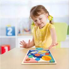 8 Planets Wooden Jigsaw Puzzle For Kids - Multicolor - View 3